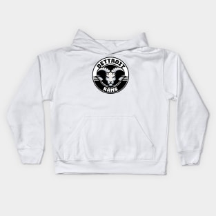 Detroit Rams Black Kids Hoodie